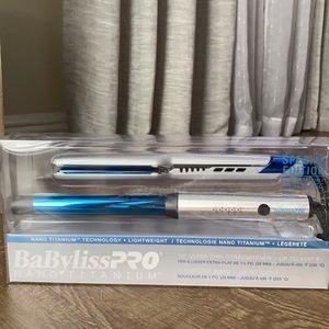 BaByliss Ultra-Thin Straightener + Curling Wand